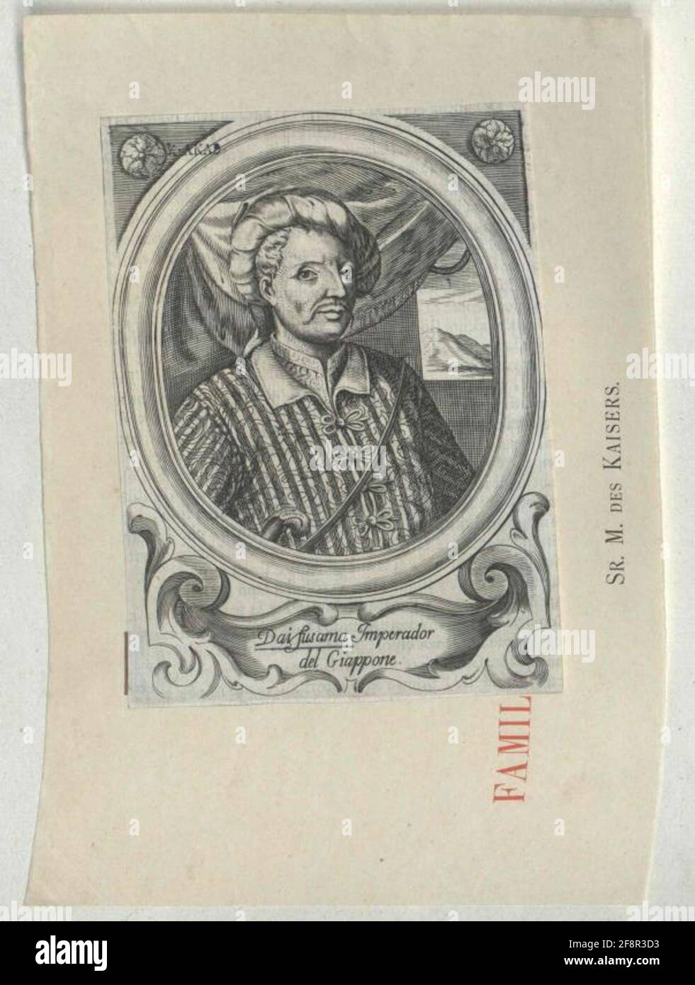 Tokugawa Ieyasu . Banque D'Images