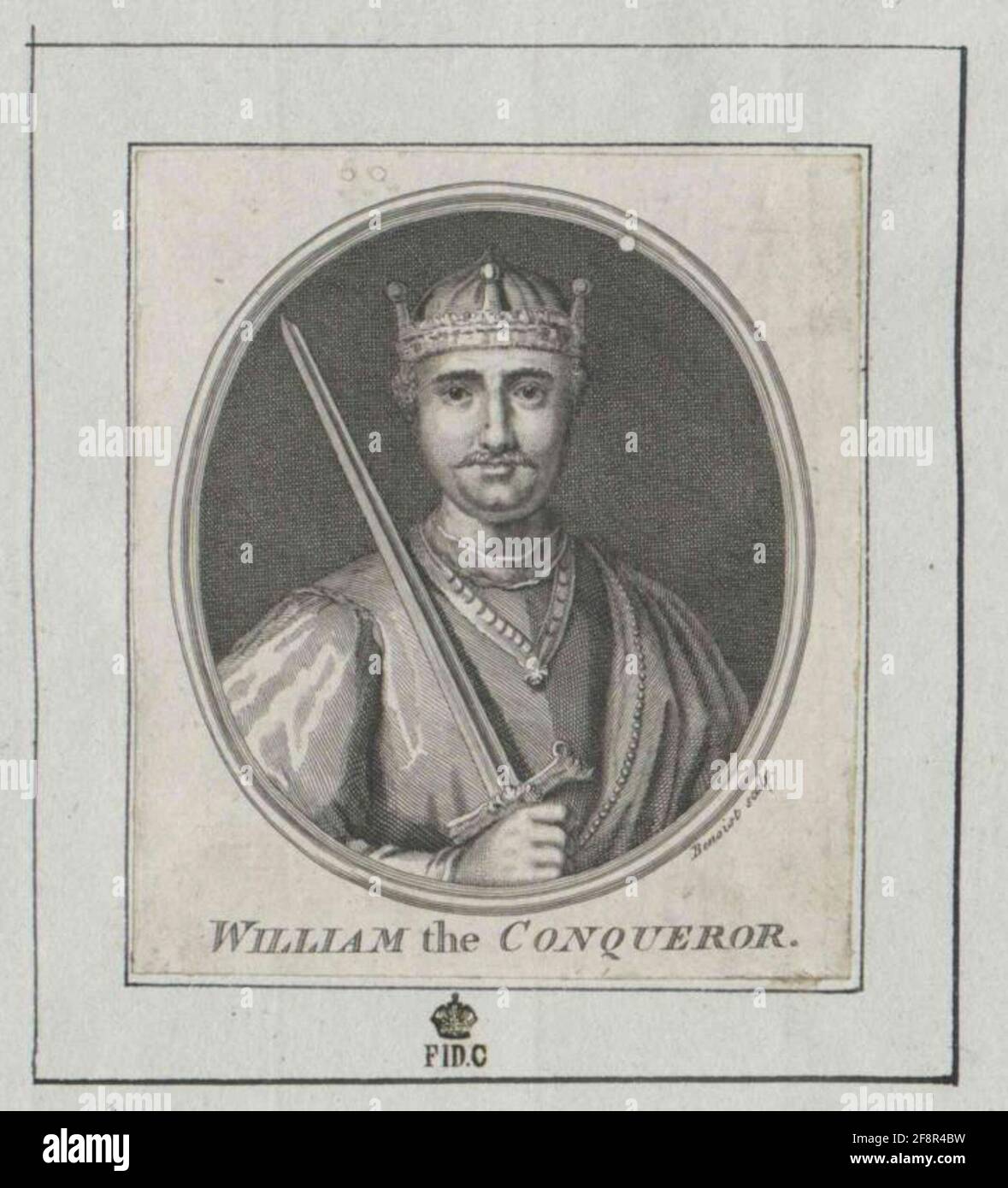 Guillaume I, le roi Conquérant d'Angleterre. Banque D'Images
