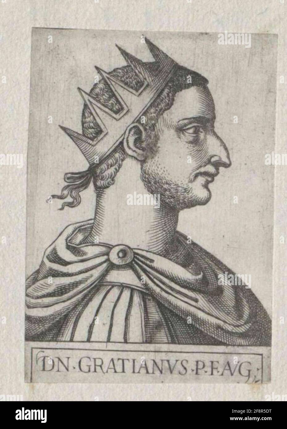 Gratianus, empereur romain. Banque D'Images