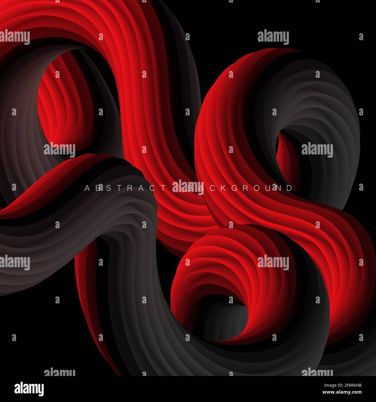 Résumé de l'onde d'écoulement de fluide. Composition futuriste. Formes liquides. Couverture abstraite. Illustration de Vecteur