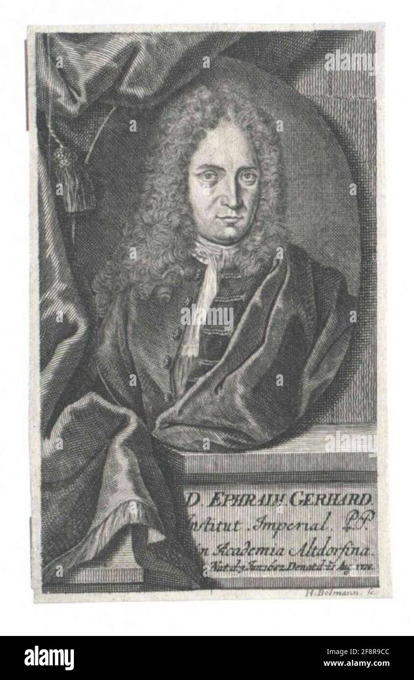 Gerhard, Éphraïm. Banque D'Images