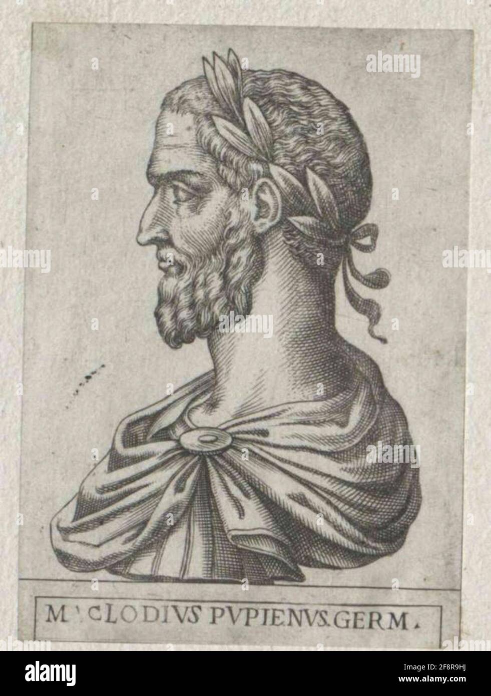 PUPIENUS, Marcus Clodius. Banque D'Images