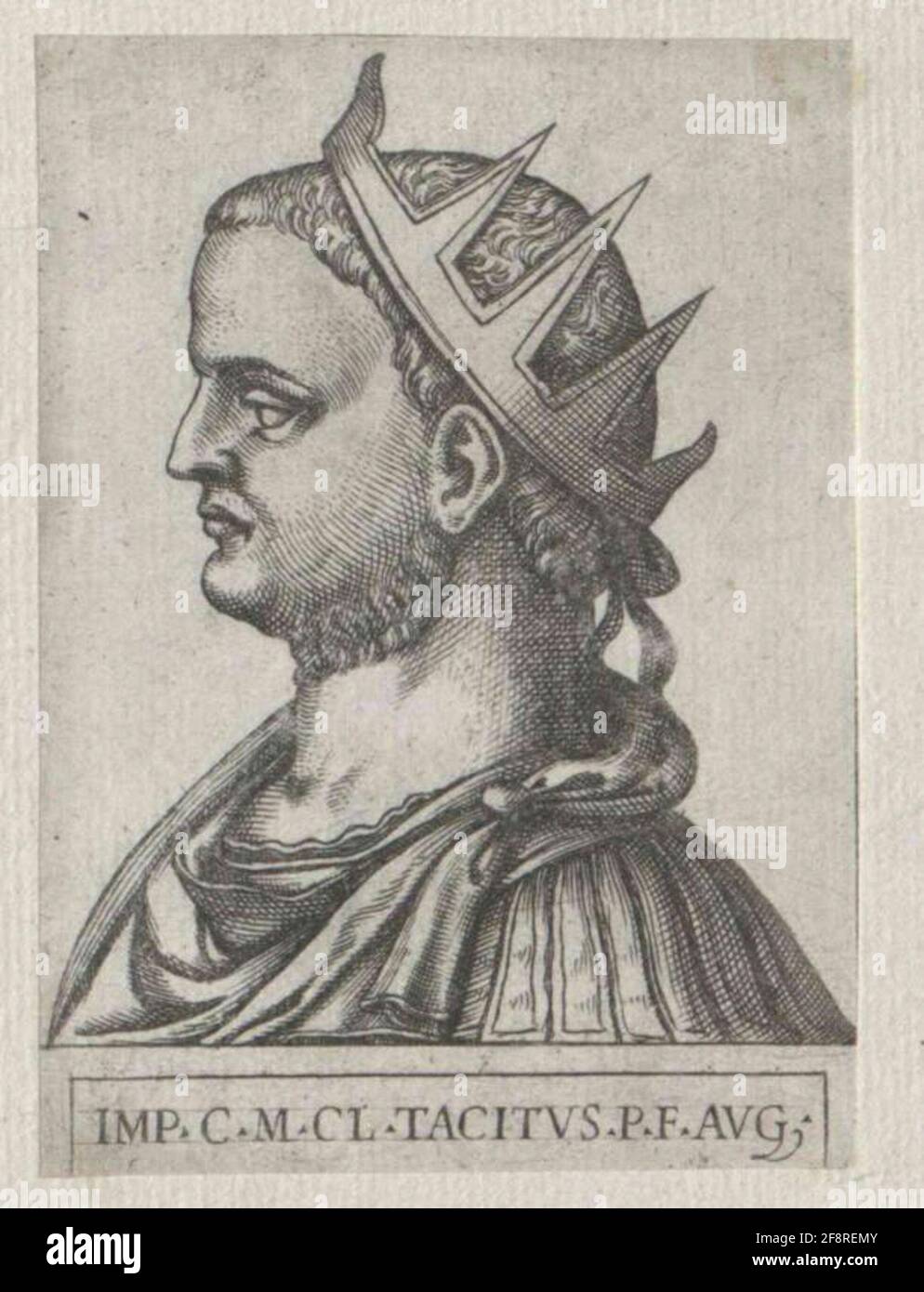 Tacitus, empereur romain. Banque D'Images