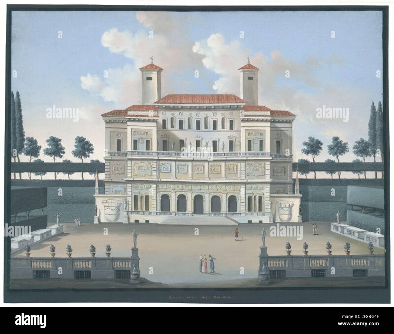 Casino della Villa Borghese. Banque D'Images