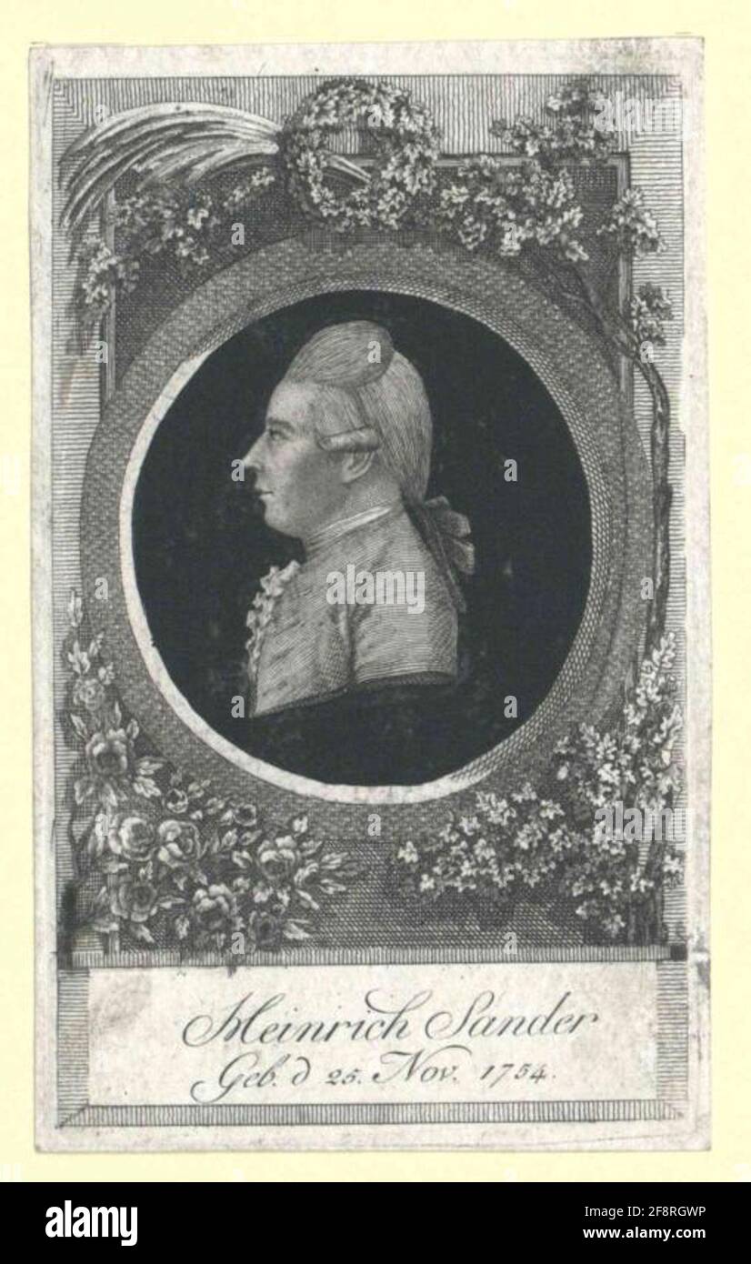 Sander, Heinrich. Banque D'Images