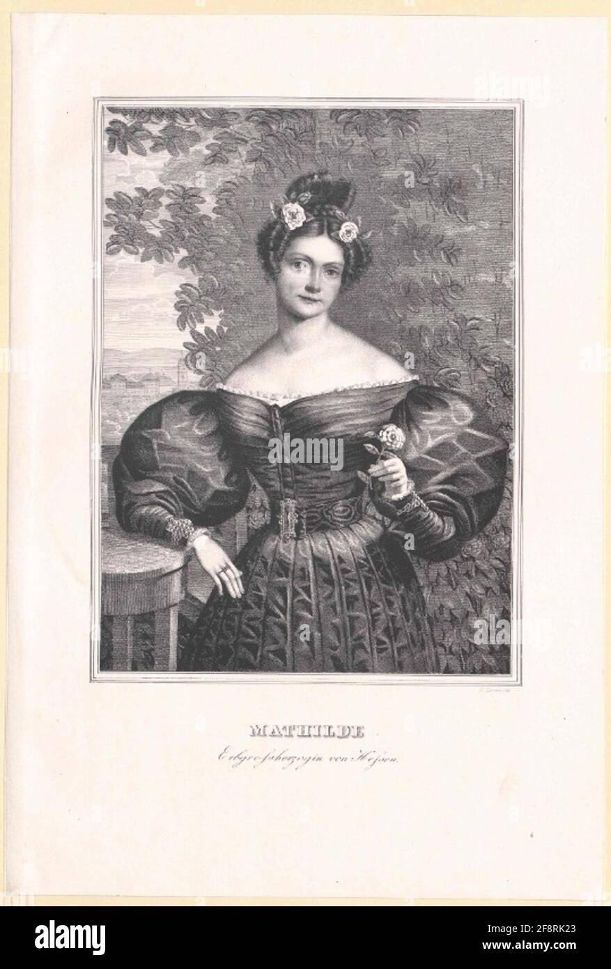 Mathilde, princesse de Bavière. Banque D'Images