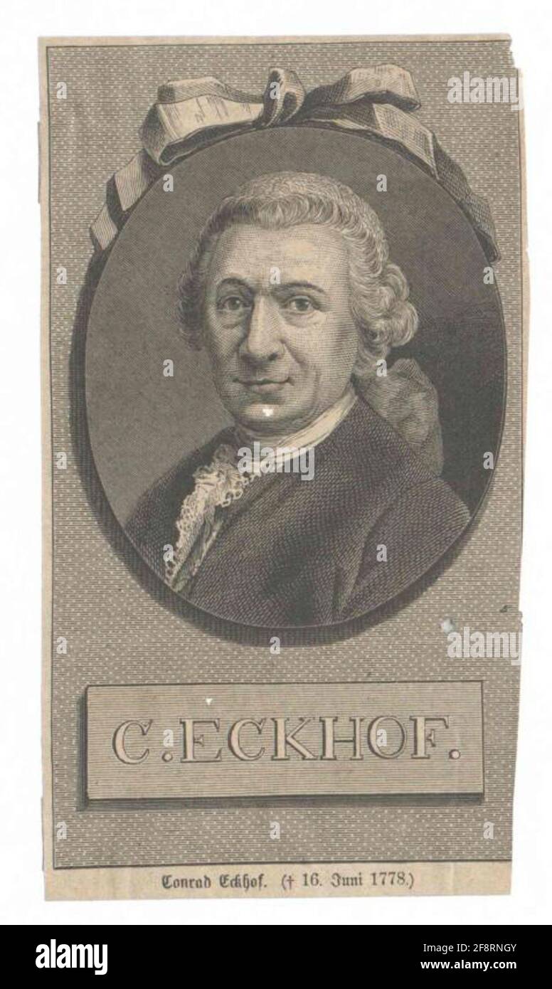 Ekhof, Konrad. Banque D'Images