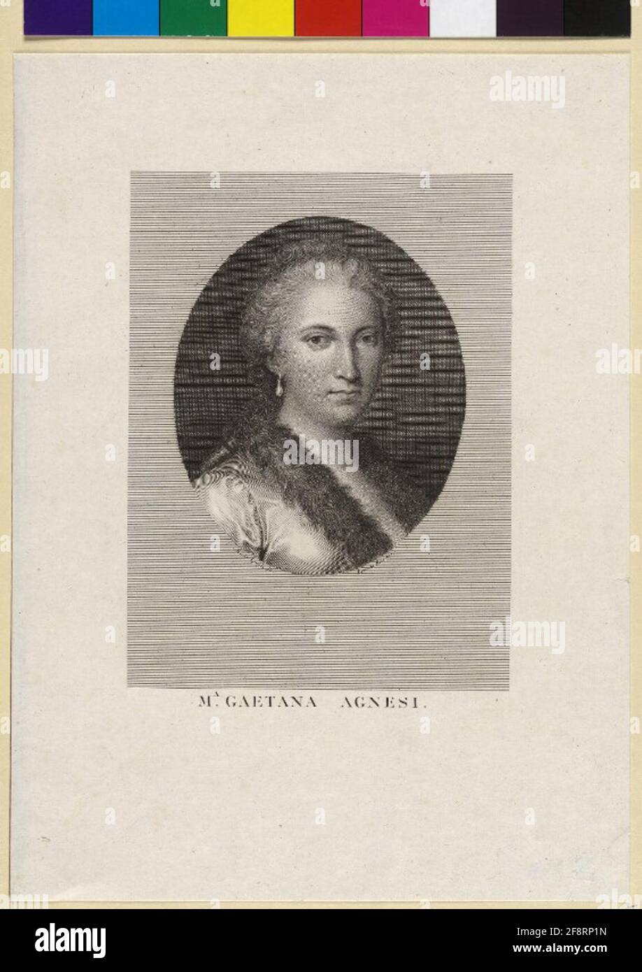 Agnesi, Maria Gaetana. Banque D'Images