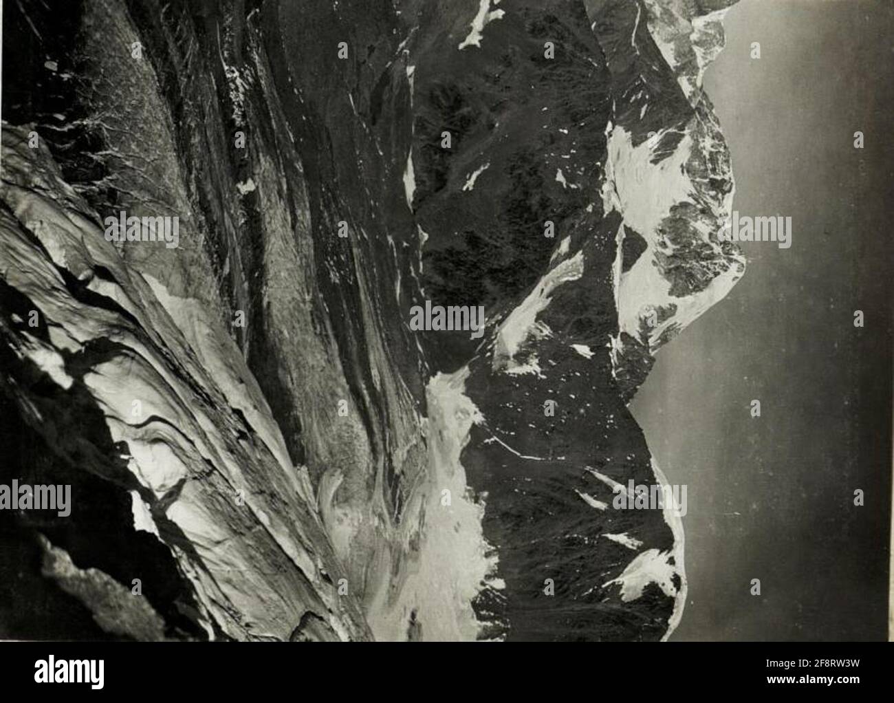 Lieu de vues contre le groupe Ortler avec pointe royale, Monte Pasquale et Cevedale. . Banque D'Images