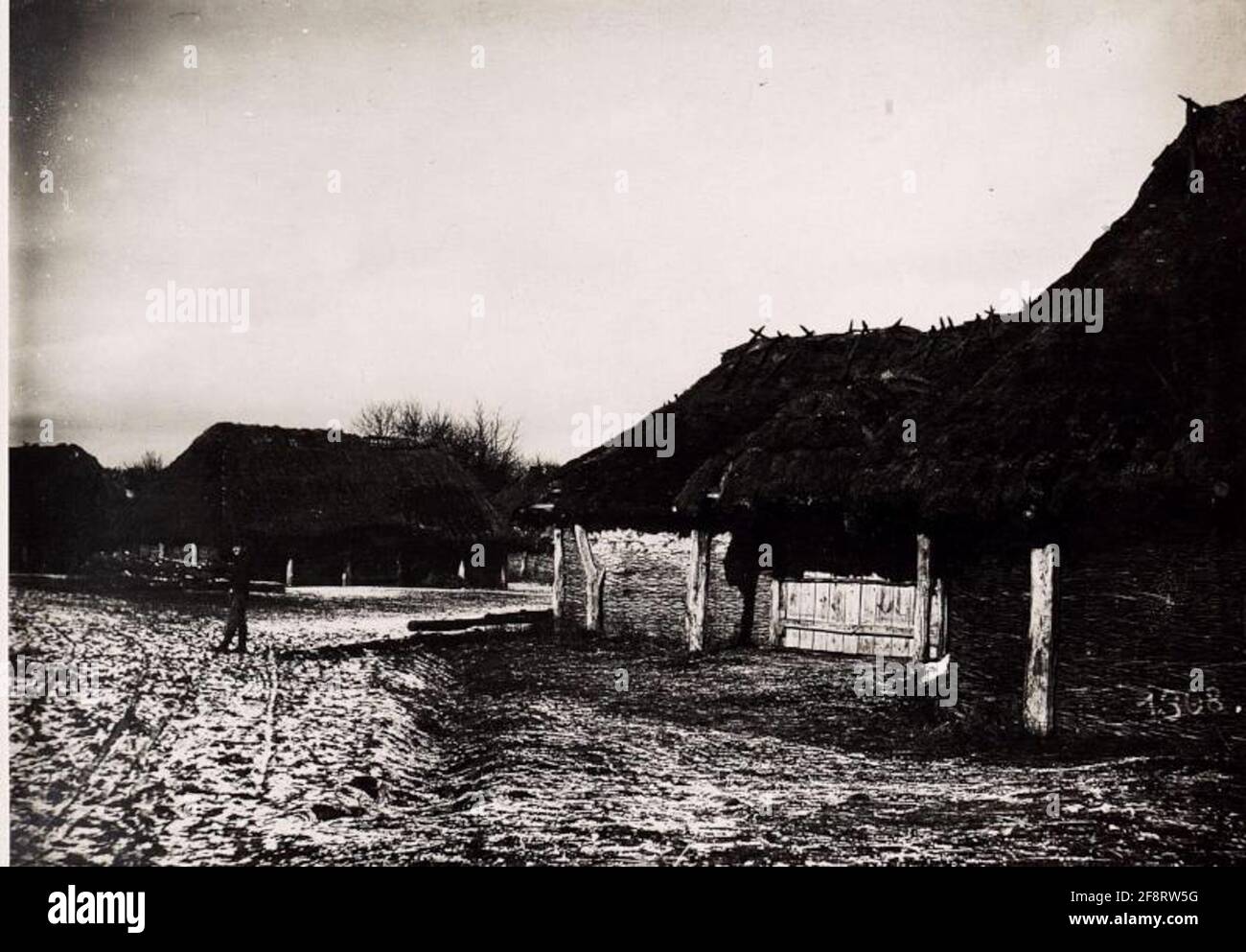 Grange dans piattydni. (19 / II.1918.). Banque D'Images