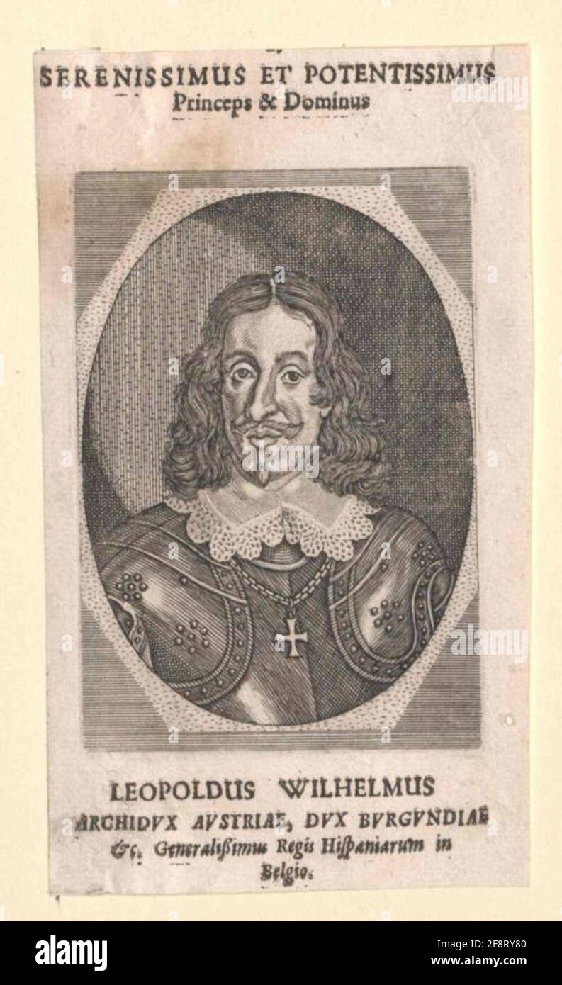 Leopold Wilhelm, Archiduc d'Autriche. Banque D'Images