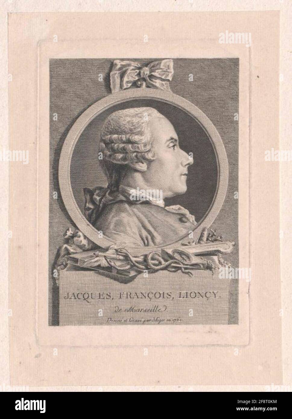 Lioncy, Jacques François. Banque D'Images