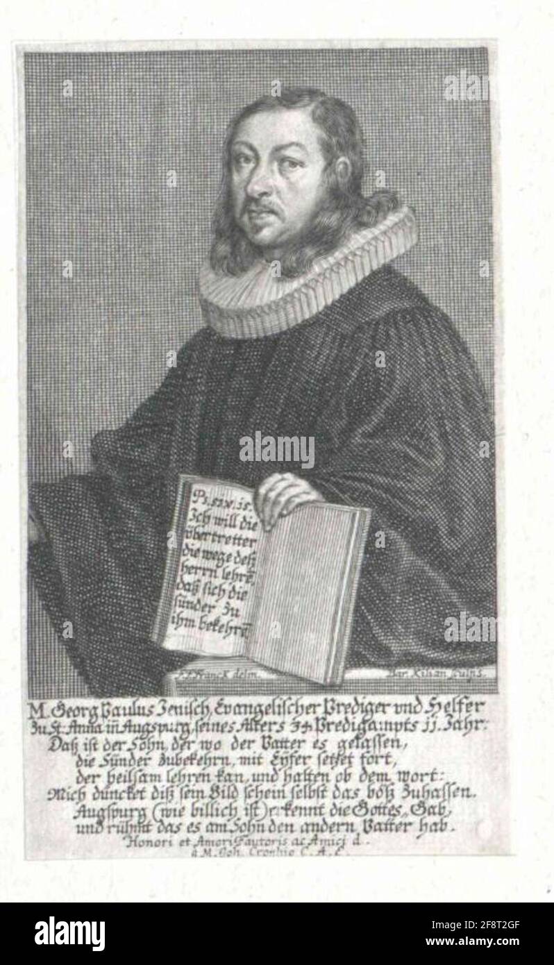 Jenisch, Georg Paul. Banque D'Images