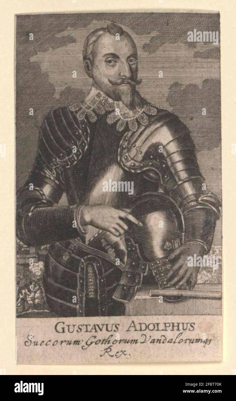 Gustav II Adolf, roi de Suède 1625/1700 Banque D'Images