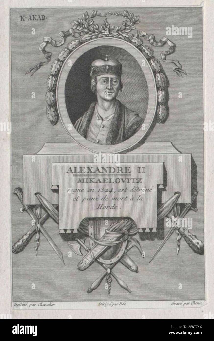 Alexandre II, Grand-duc de Russie. Banque D'Images