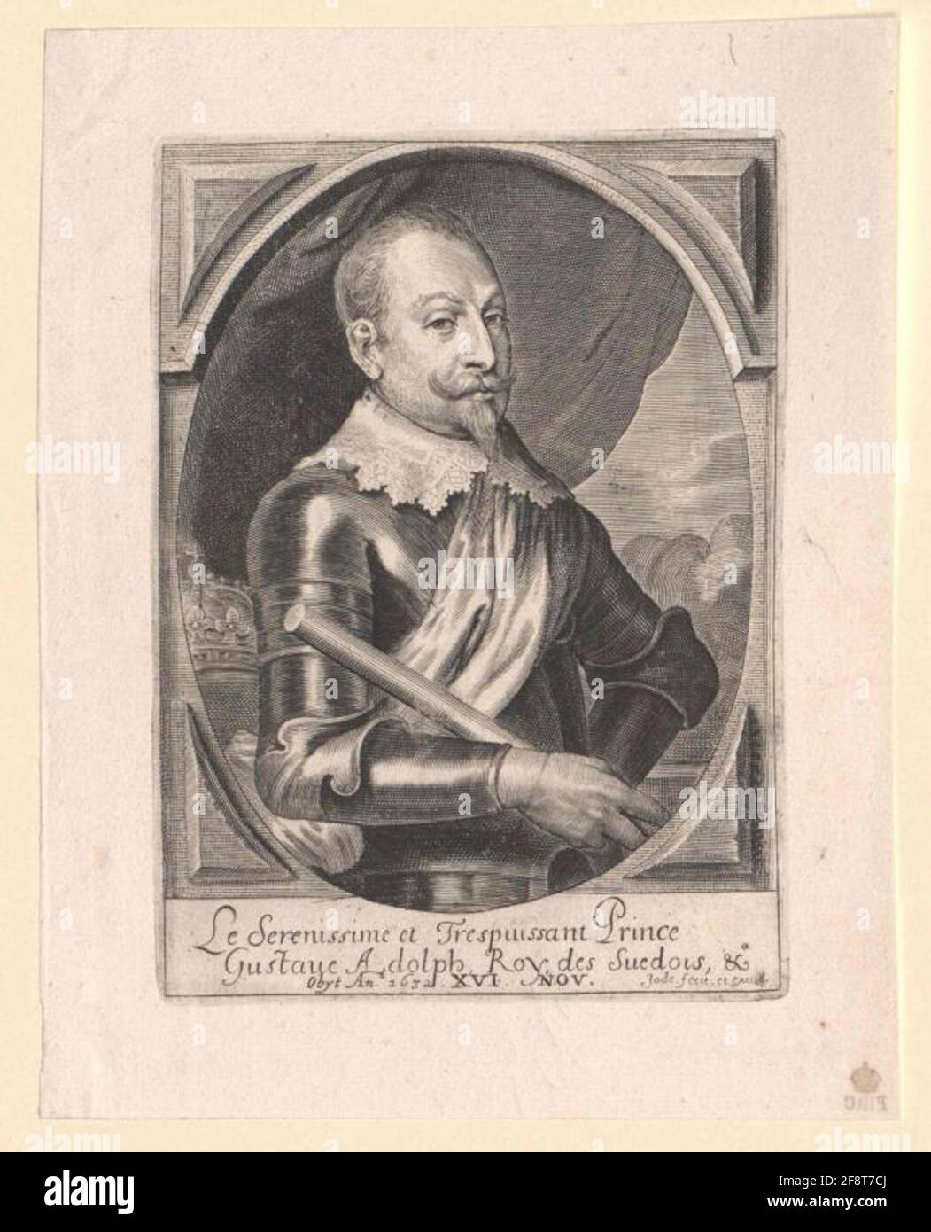 Gustav II Adolf, roi de Suède. Banque D'Images