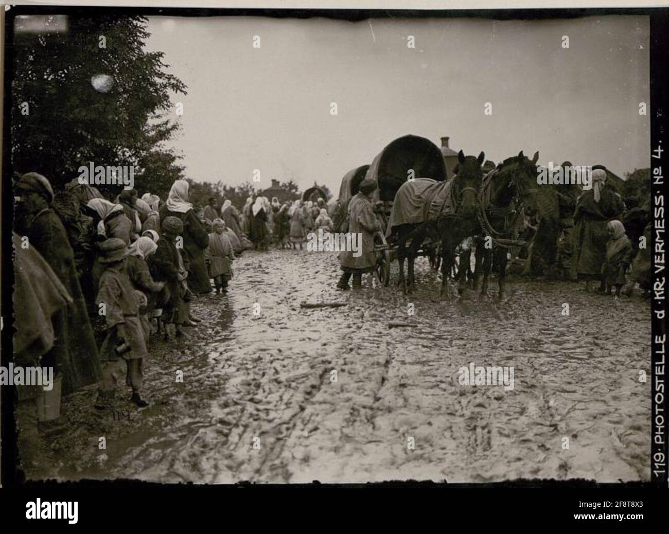 Evaciue. Banque D'Images