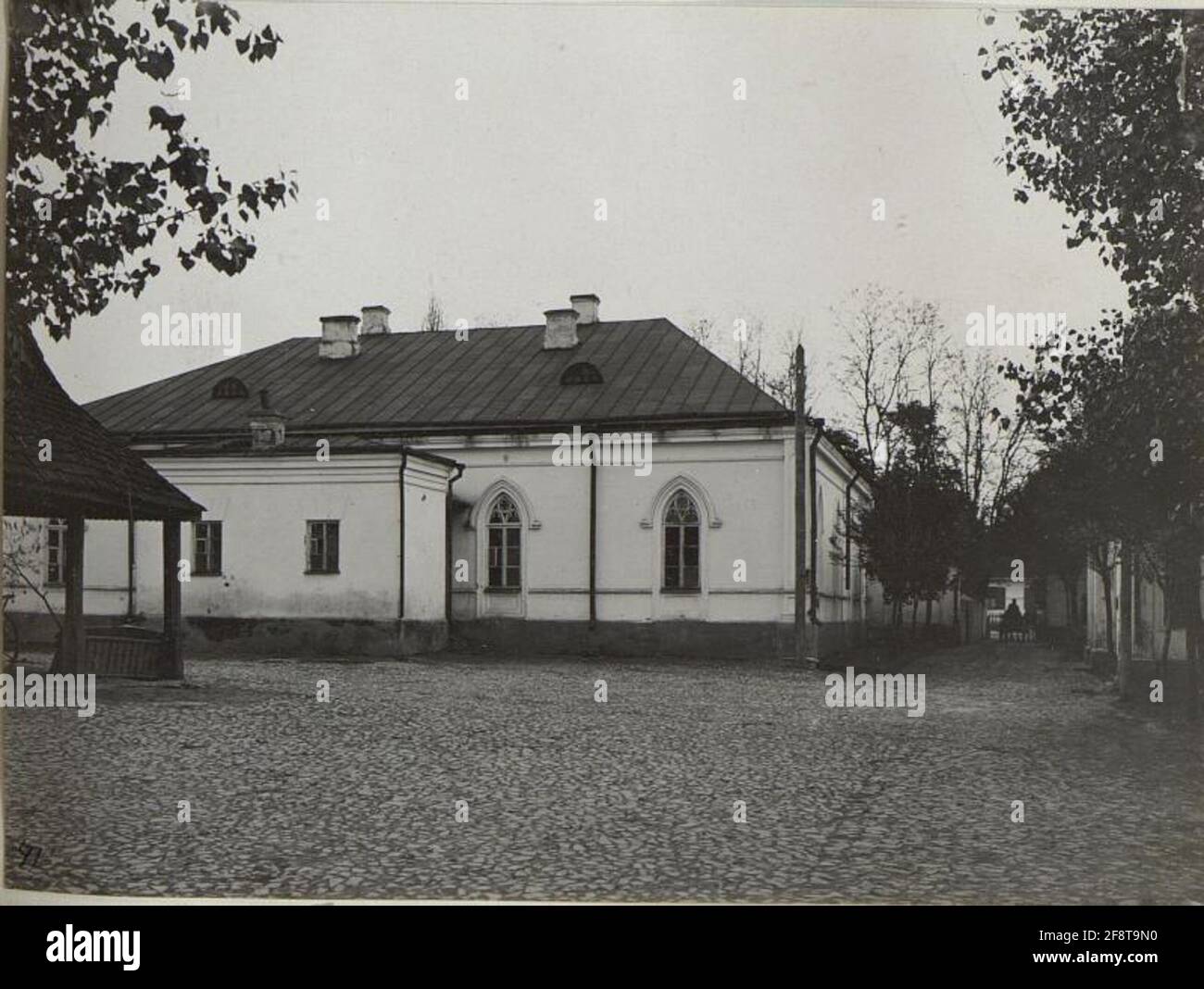 Chance : le bâtiment russe de la poste est à l'ouest. . Banque D'Images