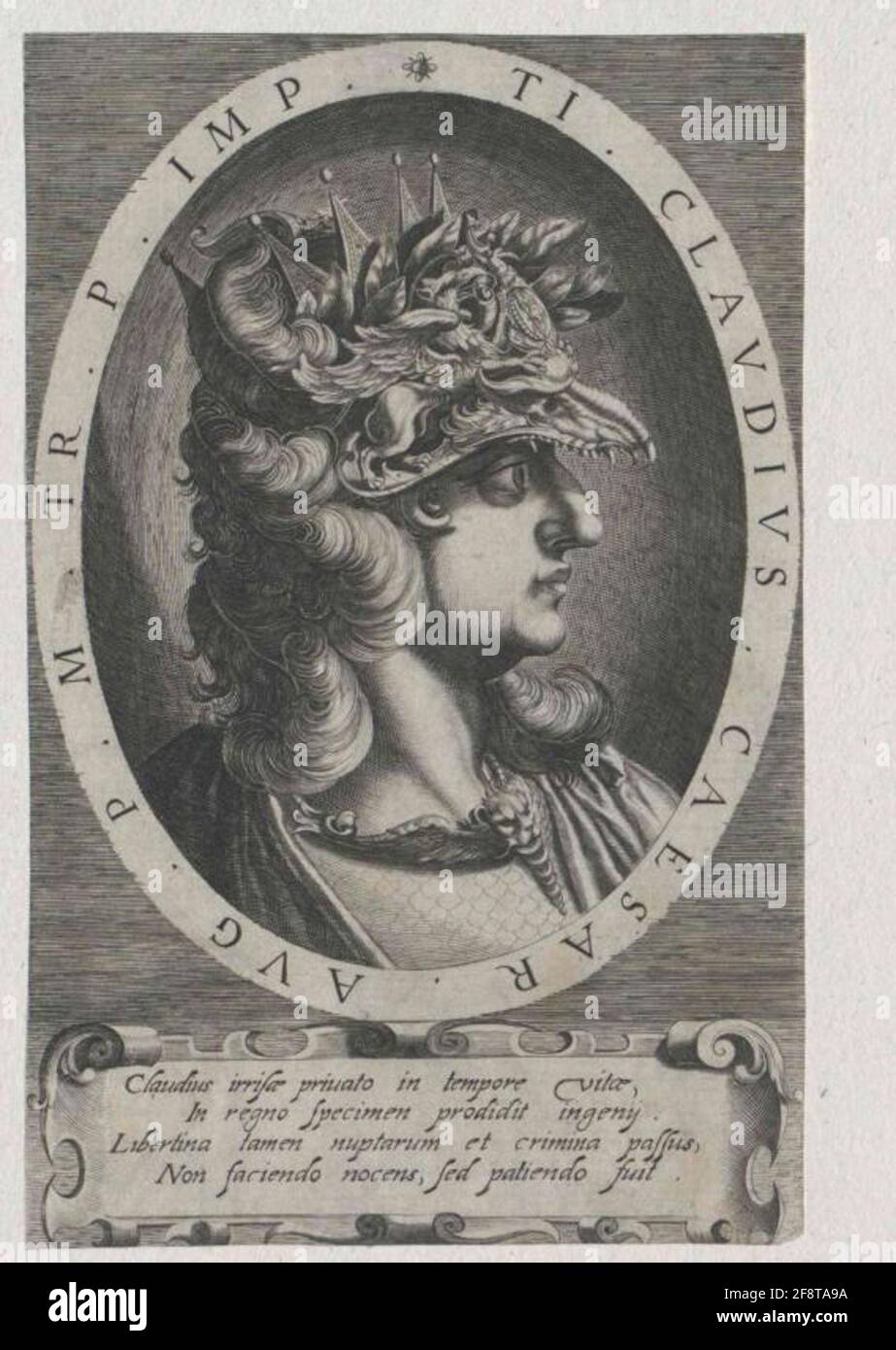 Claudius, empereur romain. Banque D'Images