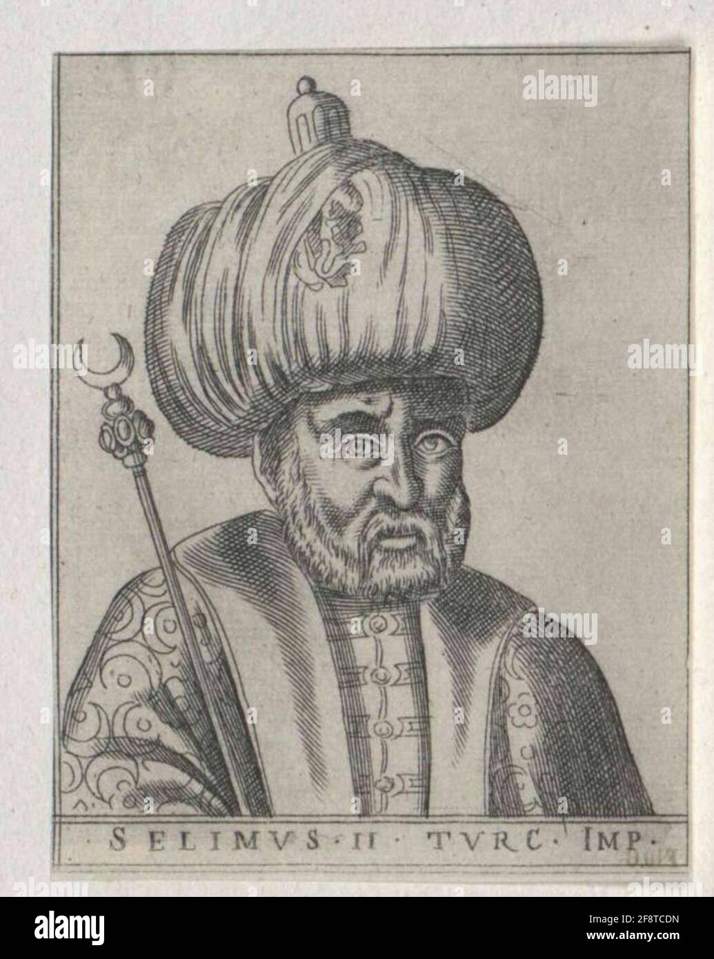 Selim II, le sultan ivre de Turquie. Banque D'Images
