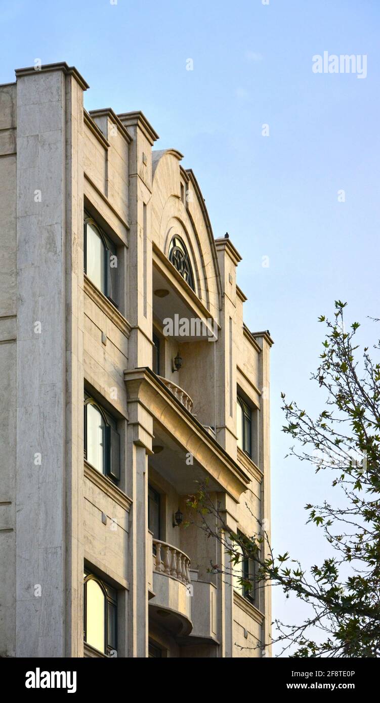 Téhéran, Iran. Appartements contemporains dans le nord de Téhéran Banque D'Images