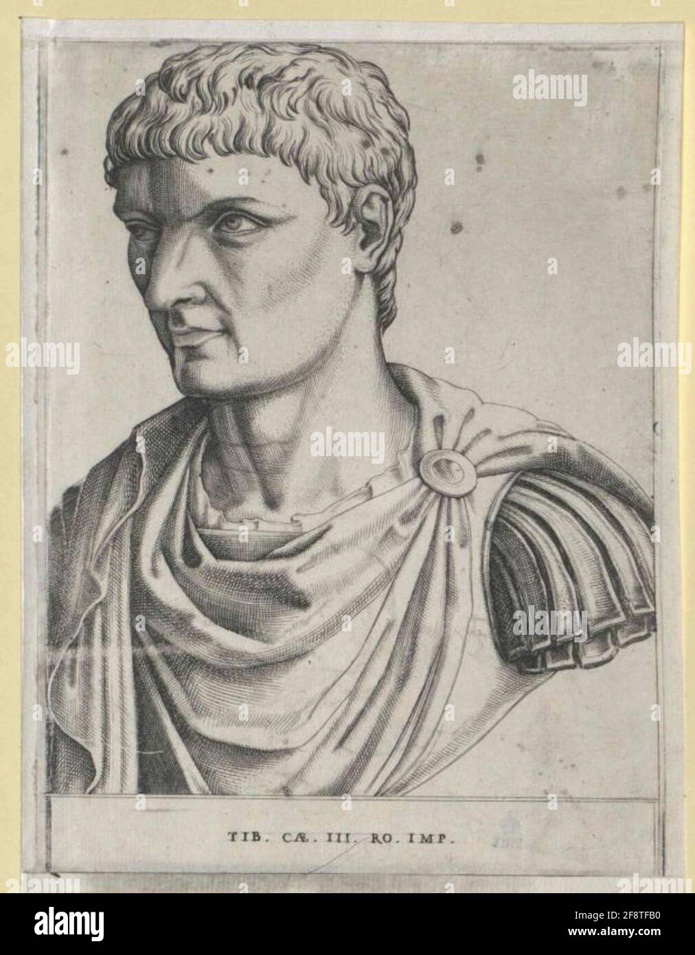 Tiberius, empereur romain. Banque D'Images