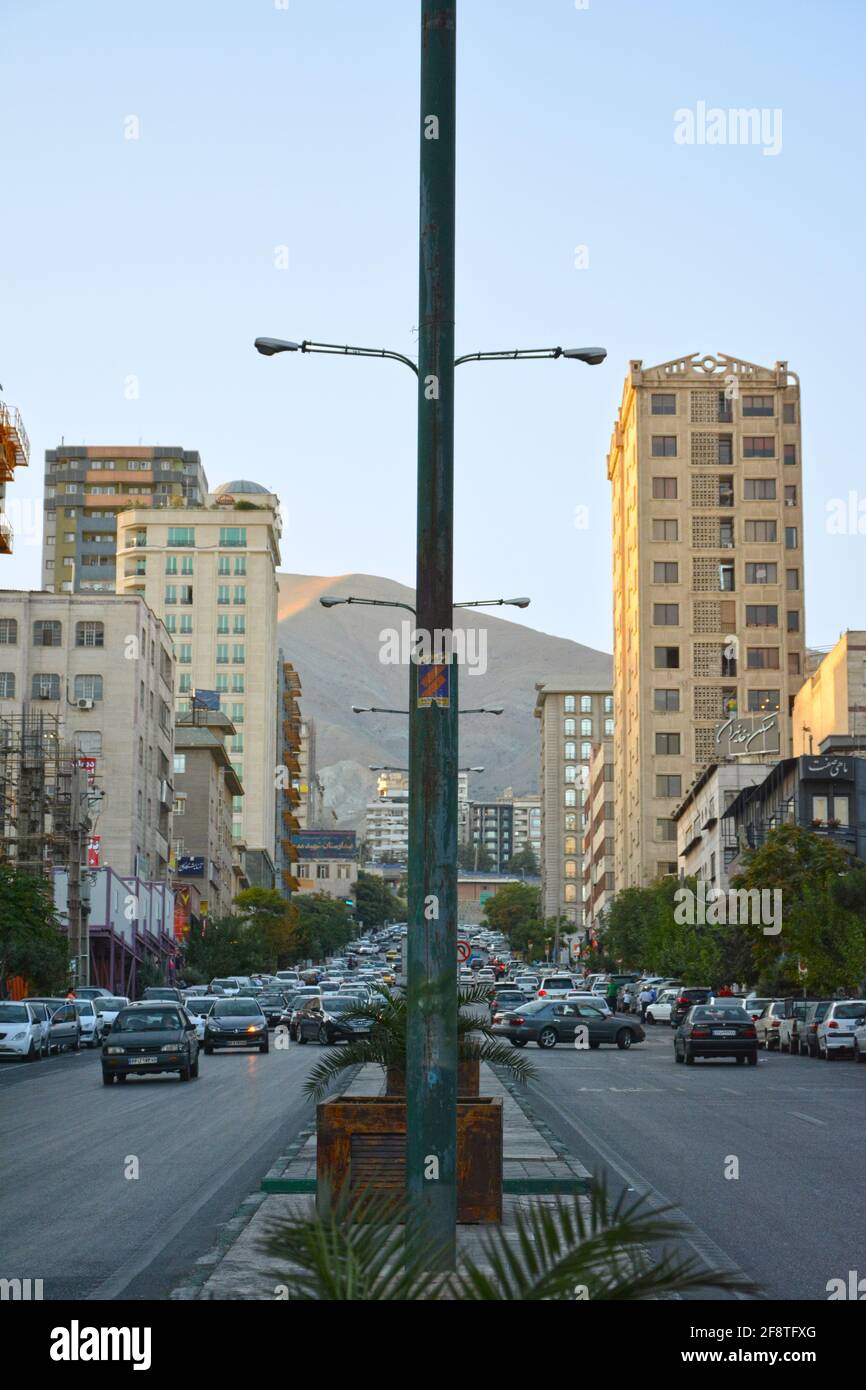 Téhéran, Iran. Appartements contemporains dans le nord de Téhéran Banque D'Images