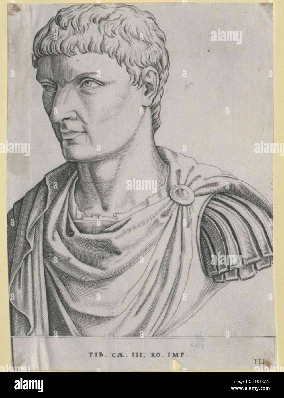 Tiberius, empereur romain. Banque D'Images