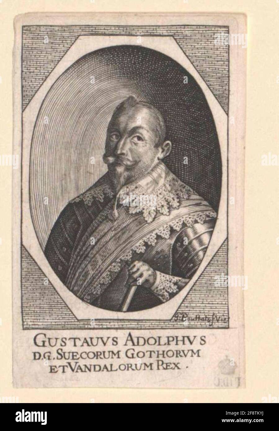 Gustav II Adolf, roi de Suède. Banque D'Images