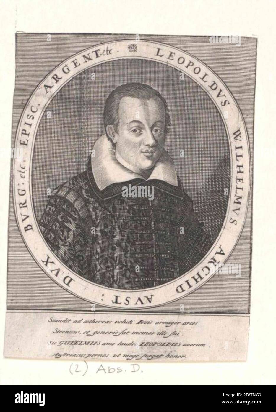 Leopold Wilhelm, Archiduc d'Autriche. Banque D'Images