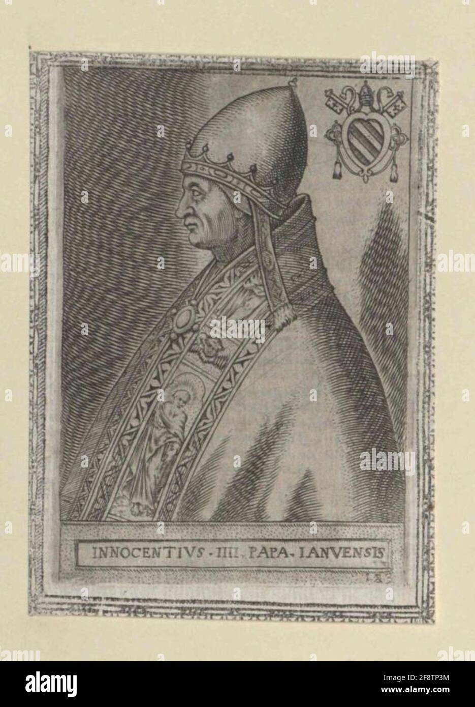 Innozenz IV., Pape. Banque D'Images