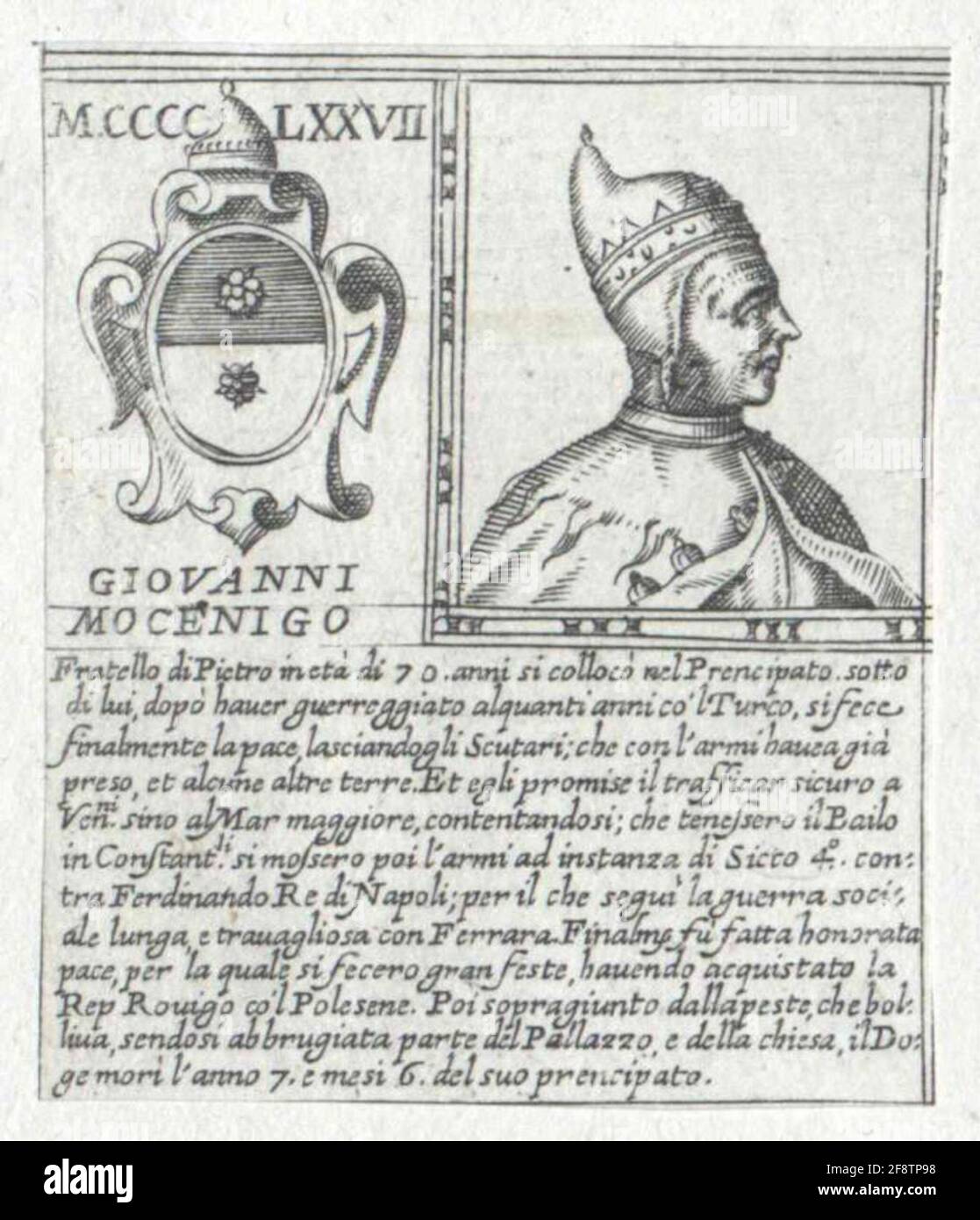 Mocenigo, Giovanni. Banque D'Images