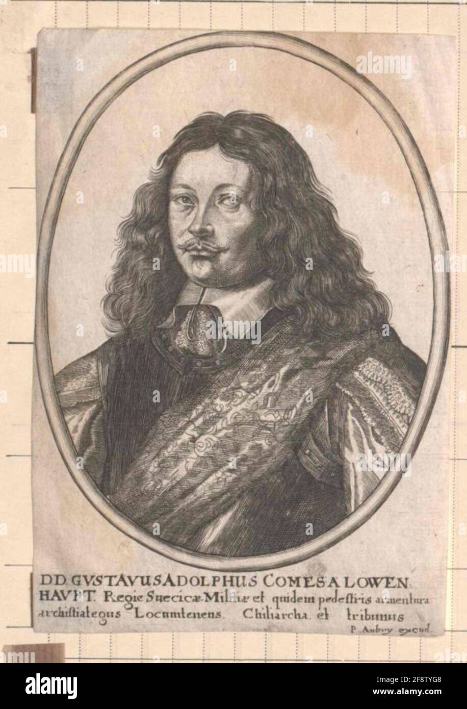 Lewenhaupt, Gustaf Adolf Graf. Banque D'Images