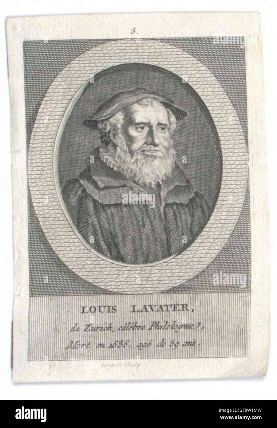 Lavater, Ludwig . Banque D'Images