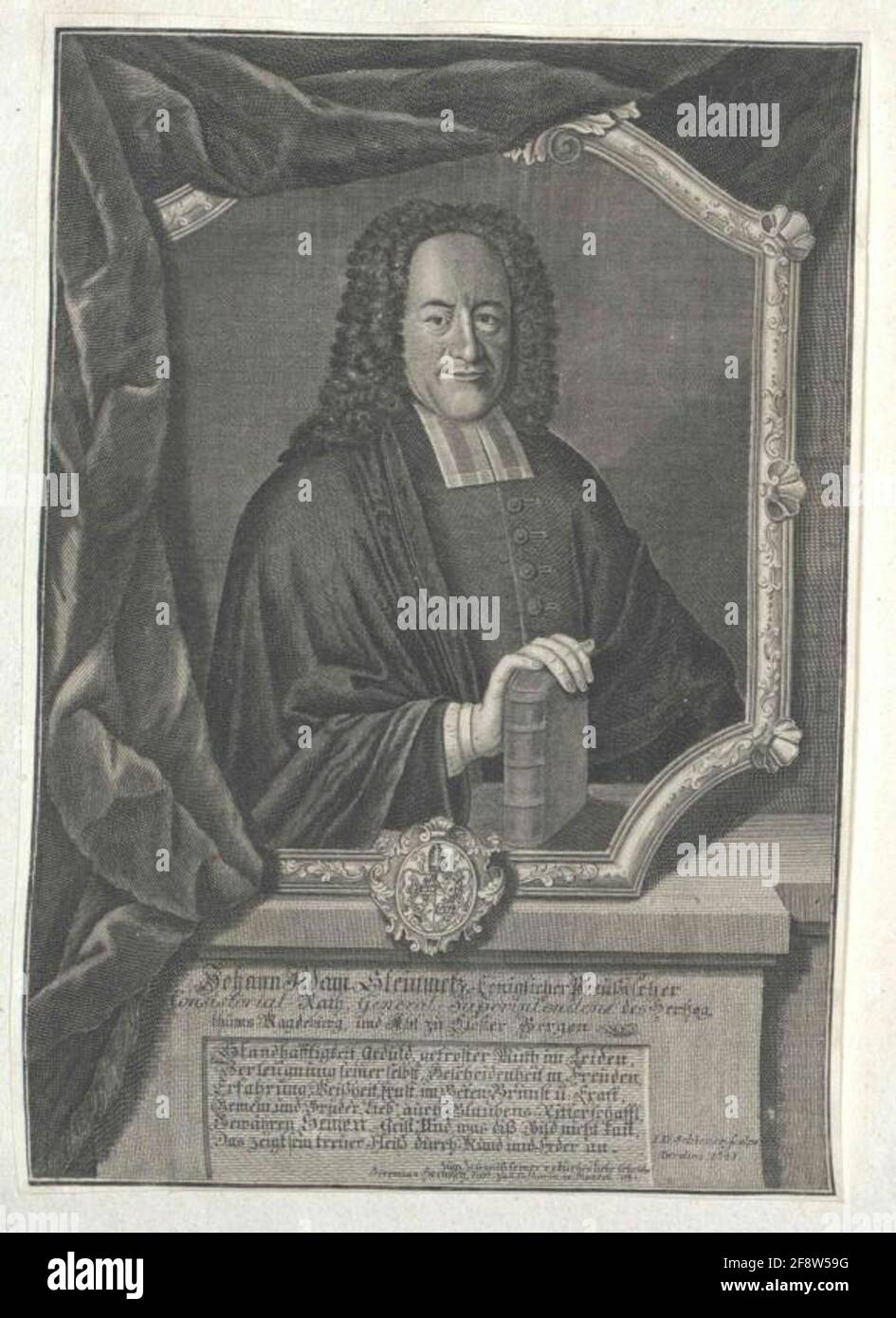 Steinmetz, Johann Adam Stecher: Schleuen, Johann David (les personnes âgées) lieu d'origine de la facette: Berlin Banque D'Images