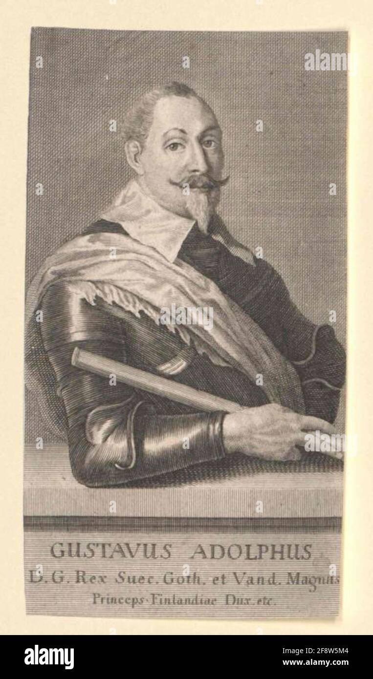 Gustav II Adolf, roi de Suède. Banque D'Images