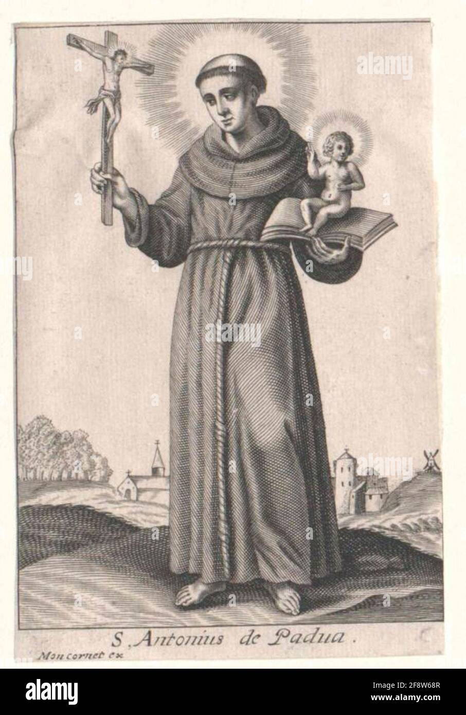 Anton de Padoue, saint. Banque D'Images