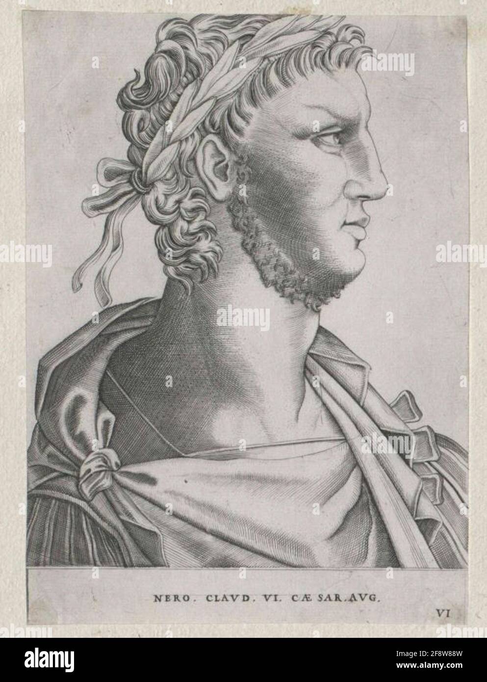 Néron, empereur romain. Banque D'Images