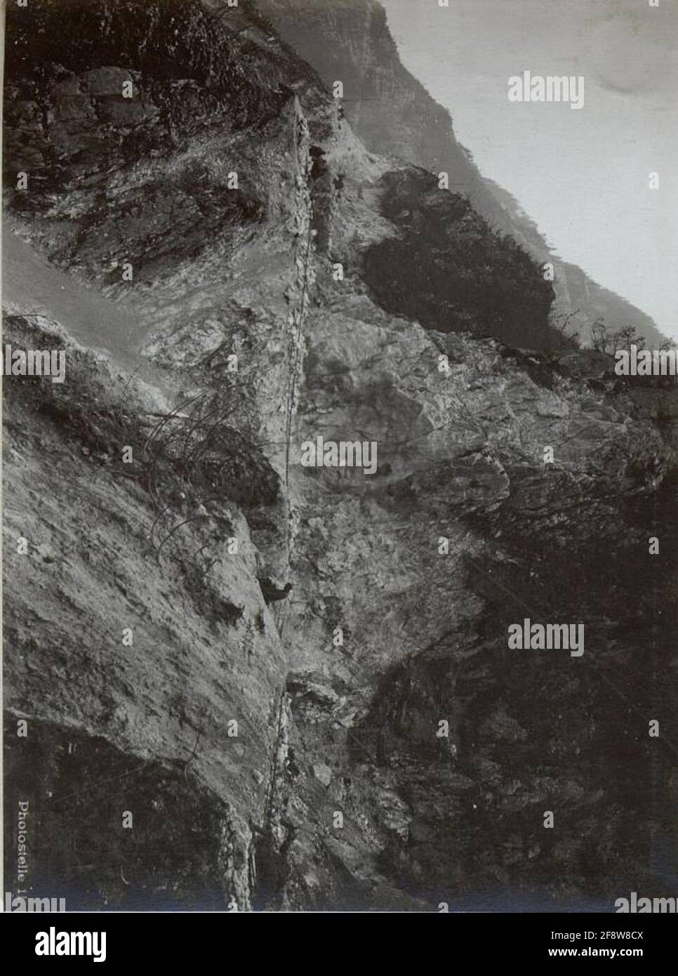 Construction de la BarricaStraße. . Banque D'Images