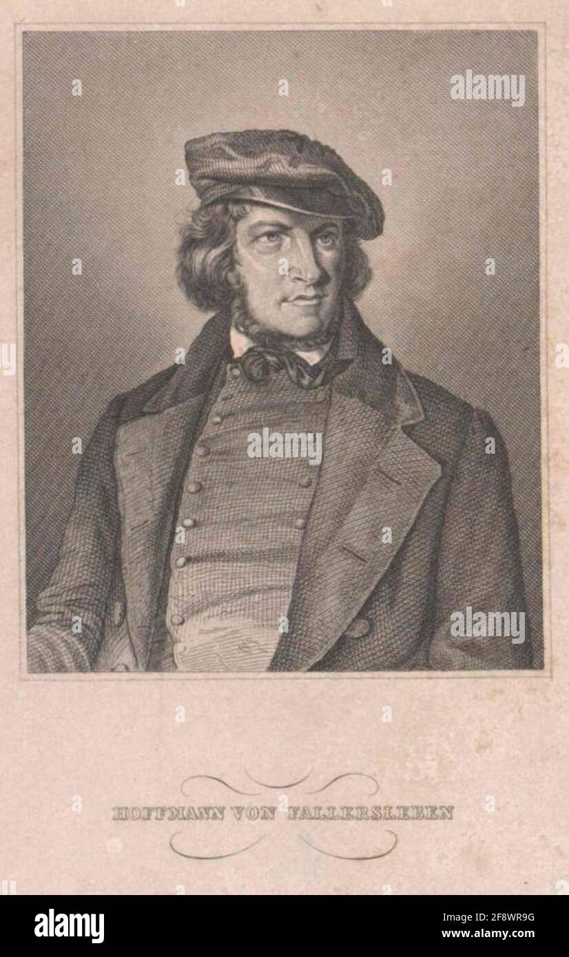 Hoffmann, août Heinrich. Banque D'Images