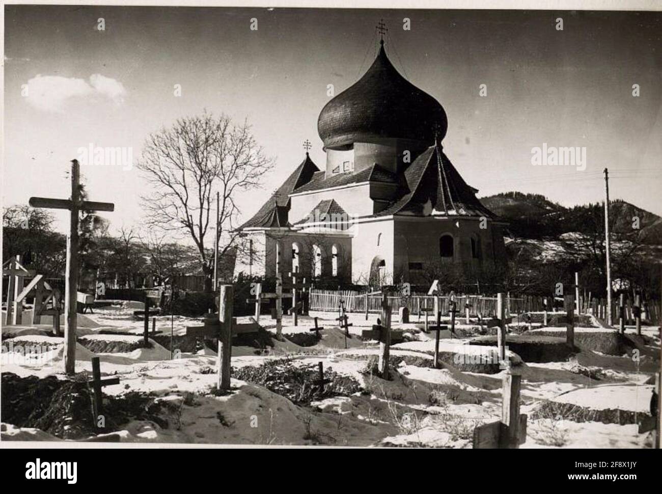 Wiznitz, cimetière de héros. Banque D'Images Wiznitz, cimetière de héros. Banque D'Images