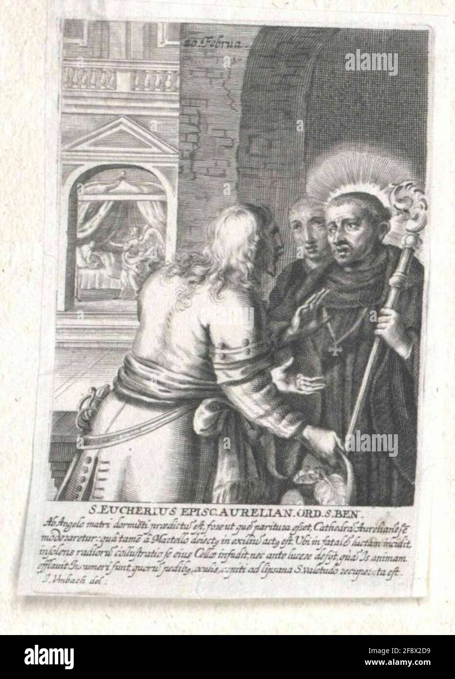 Ethelwold von Winchester, Saint. Banque D'Images