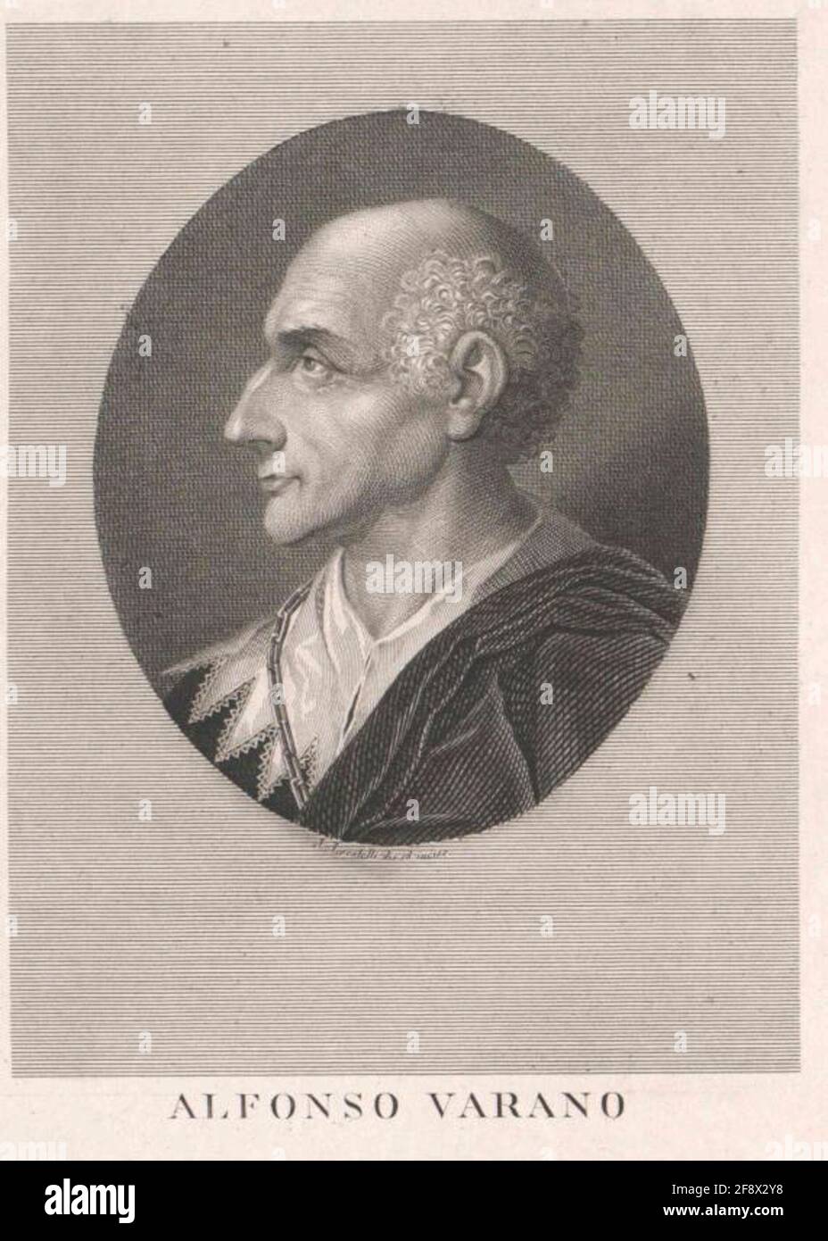 Varano, Alfonso. Banque D'Images