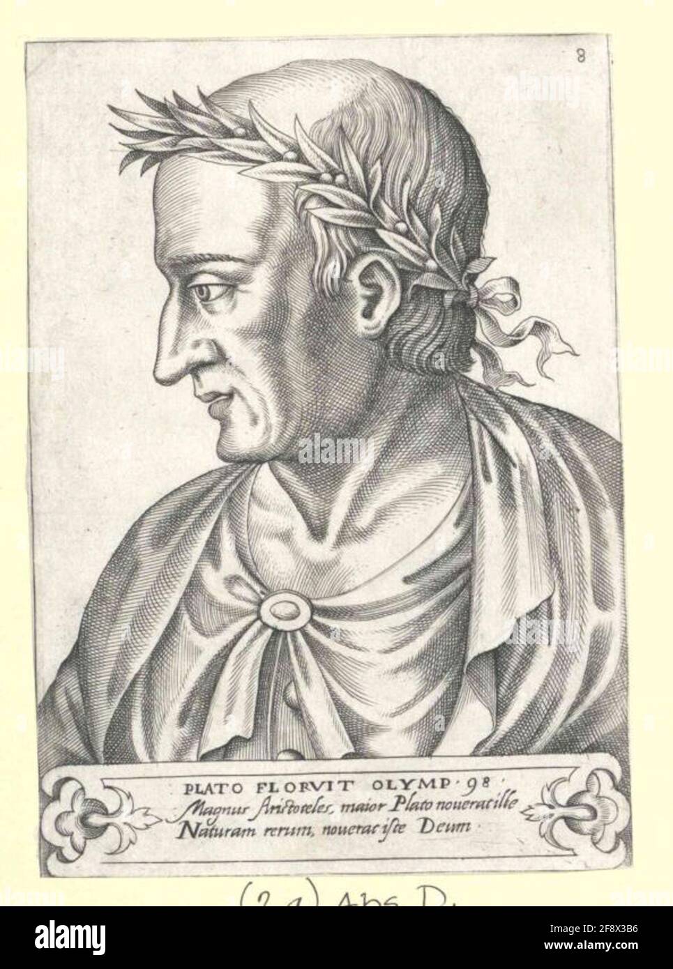 Platon . Banque D'Images