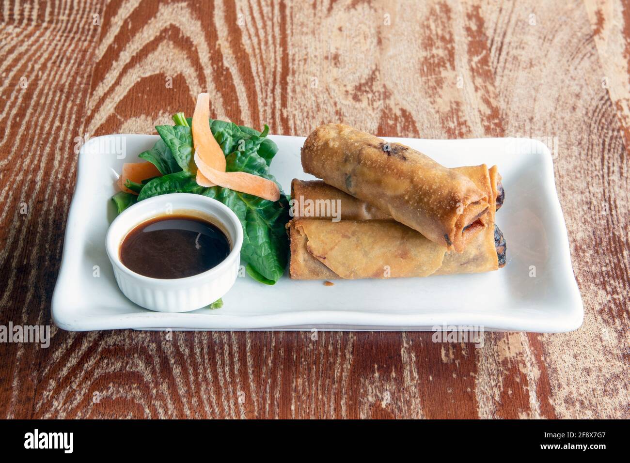 Nourriture - cuisine chinoise - Spring Roll Banque D'Images