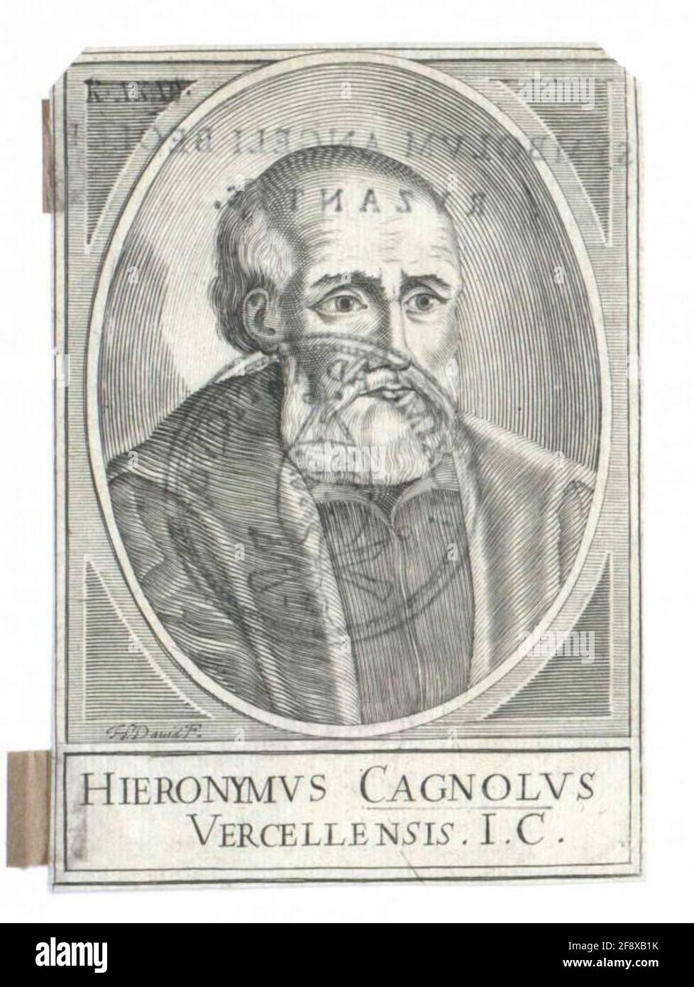 Cagnoli, Bygglesome encore: David, Jéréôndadierianung: 1620/1660 Banque D'Images
