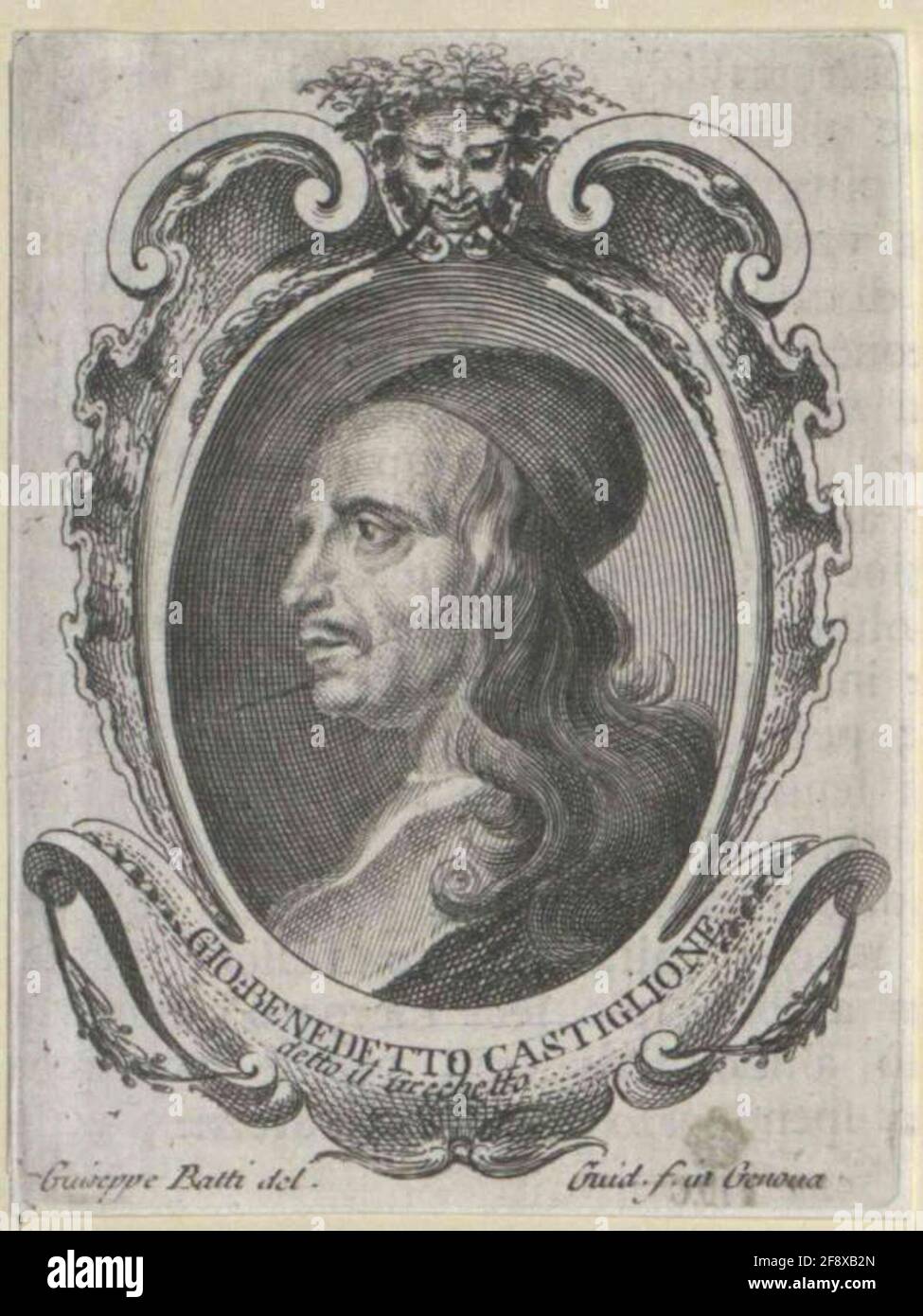 Castiglione, Giovanni Benedetto. Banque D'Images