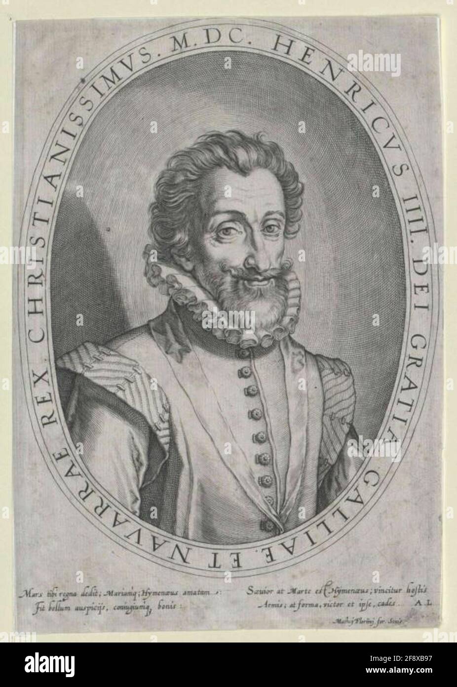 Heinrich IV., Roi de France. Banque D'Images