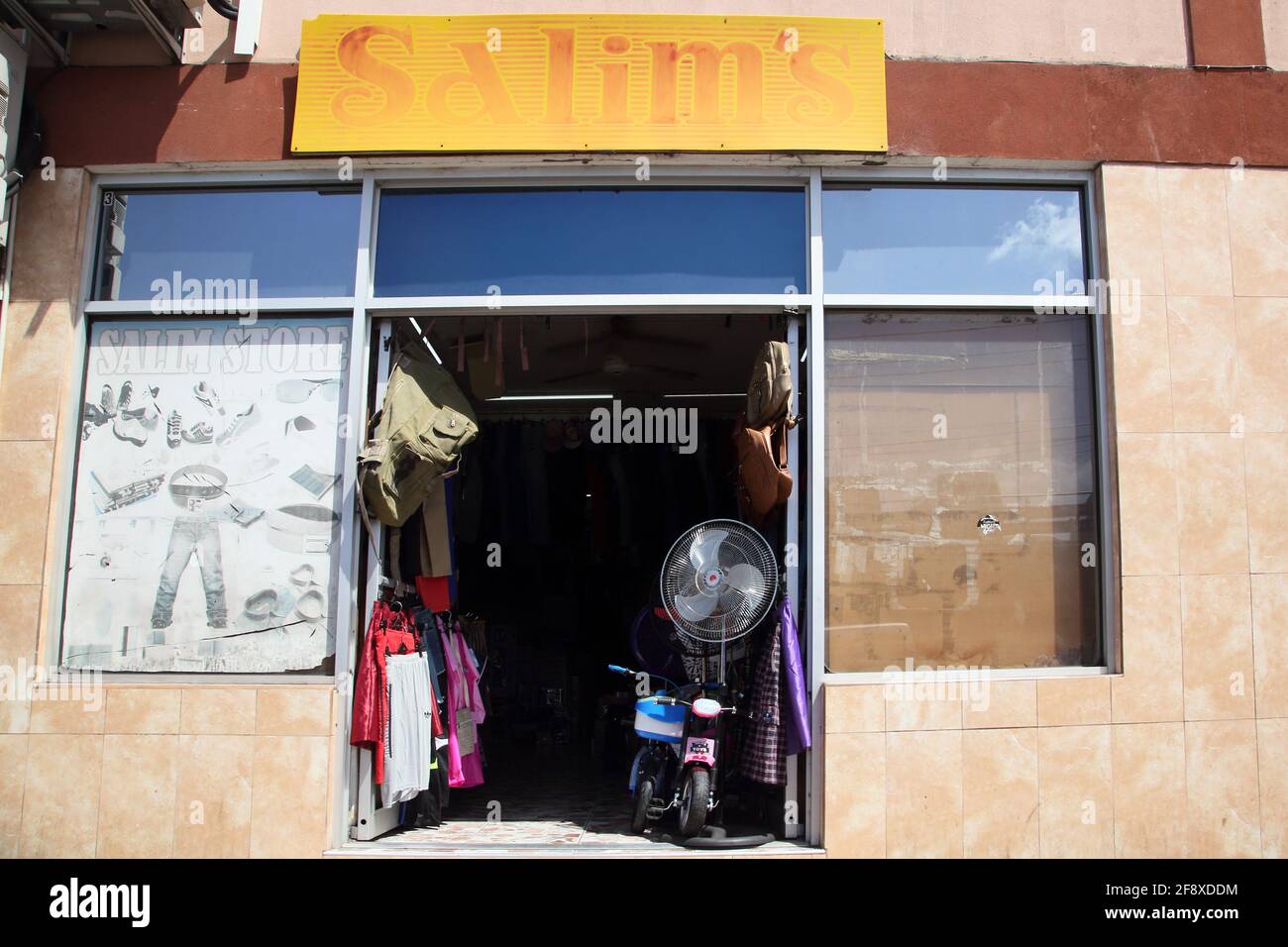 St George's Grenada Salis Small Shop Banque D'Images