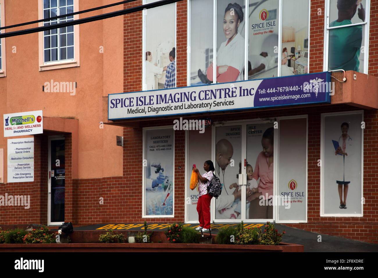 Centre d'imagerie de la Grenade Spice Isle de St George diagnostic médical et Services de laboratoire Banque D'Images